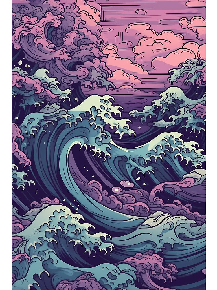 Vaporwave off Kanagawa by NianderQuinn T-Shirts, Hoodie, Sweatshirt | BlankRebels.com (Image 3)