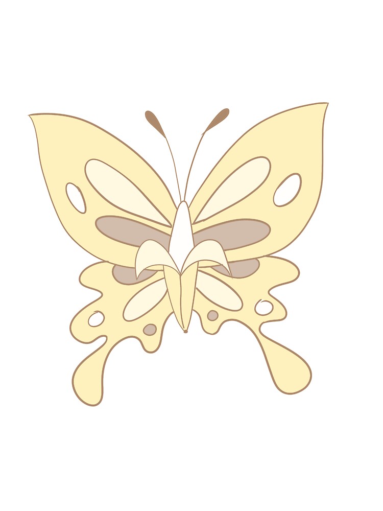Fruit Butterfly (banana) by gross-girl99 T-Shirts, Hoodie, Sweatshirt | BlankRebels.com (Image 3)