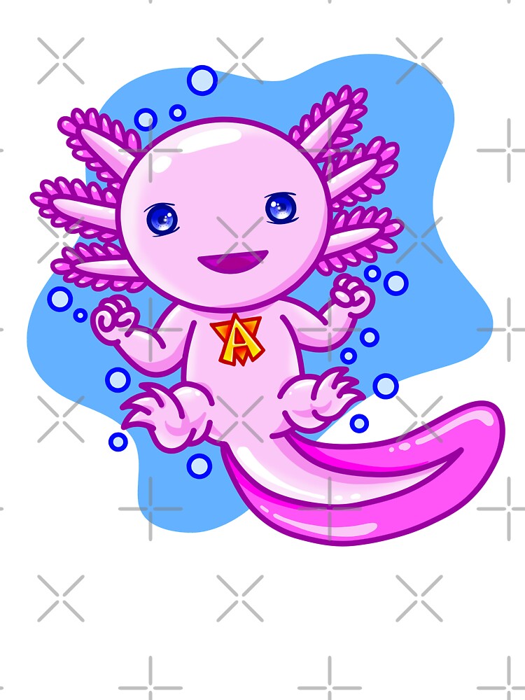 Super Axolotl by Si Pakne T-Shirts, Hoodie, Sweatshirt | BlankRebels.com (Image 3)