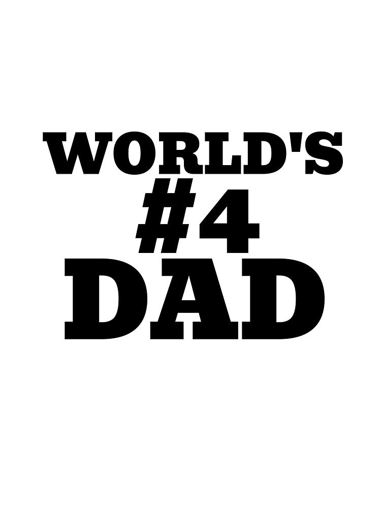 World's #4 Dad by WakeNBake-Tees Hoodie, Sweatshirt | BlankRebels.com (Image 3)