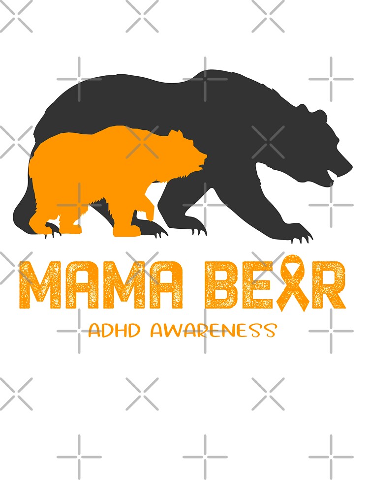 ADHD Awareness Mama Bear Support ADHD by Victormoratalla T-Shirts, Hoodie, Sweatshirt | BlankRebels.com (Image 3)