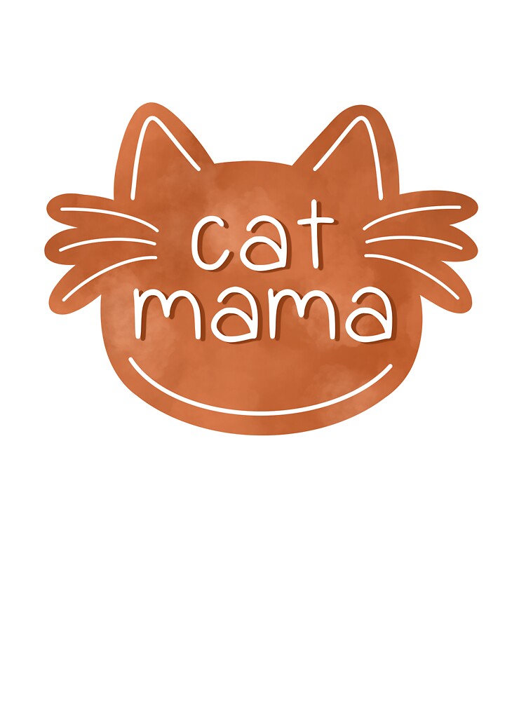 Orange Cat Mama Aesthetic Pet Lover Minimal Design by Nesstitches T-Shirts, Hoodie, Sweatshirt | BlankRebels.com (Image 3)