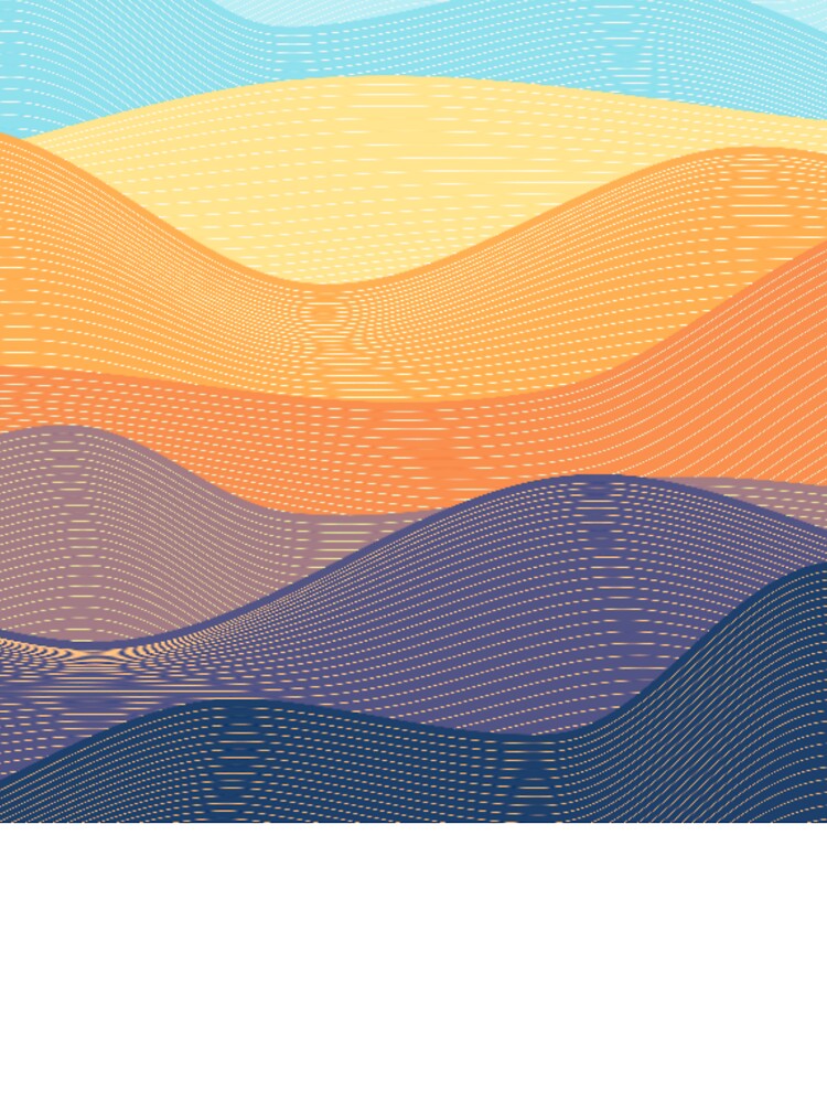 Boho Mountain Art Print Design by antevasinart T-Shirts, Hoodie, Sweatshirt | BlankRebels.com (Image 3)