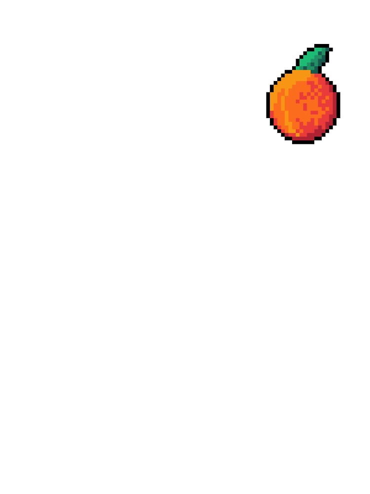 Pixel Apricot - pixel food art by LittleFoodShop T-Shirts, Hoodie, Sweatshirt | BlankRebels.com (Image 3)