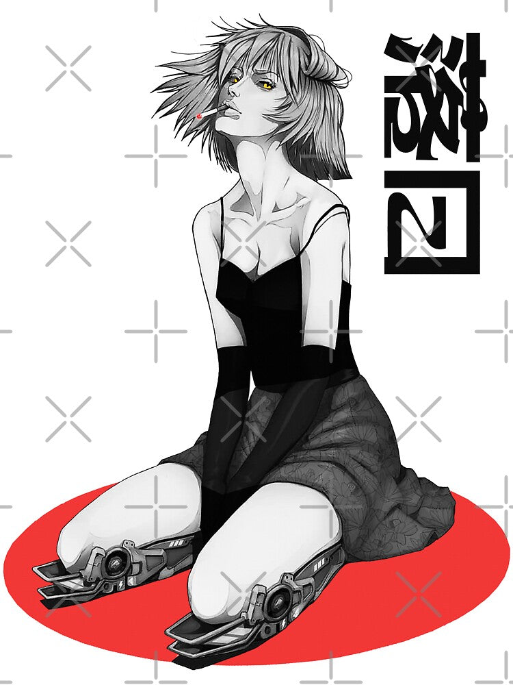 Vaporwave Cyberpunk Girl Urban Modern Style by OWLvision33 T-Shirts, Hoodie, Sweatshirt | BlankRebels.com (Image 3)