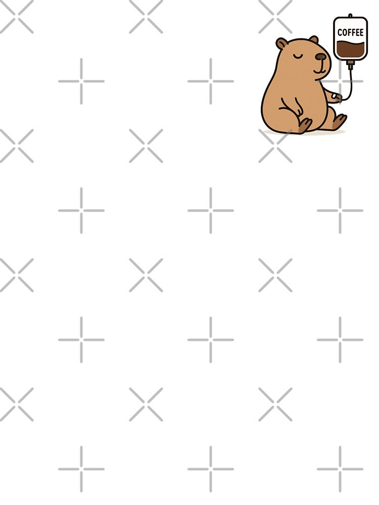 Caffeine-Powered Capybara – Cute Coffee Lover by @majovegana T-Shirts, Hoodie, Sweatshirt | BlankRebels.com (Image 3)