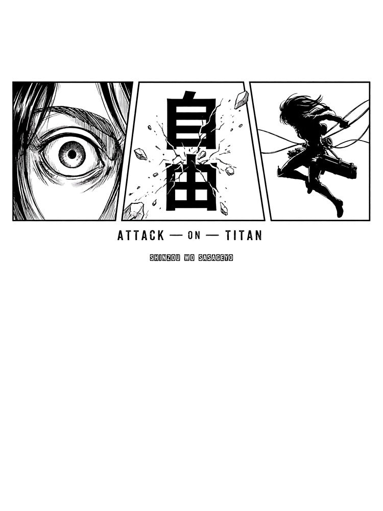 Attack On Titan Manga Panel Shirt by Raven Studios