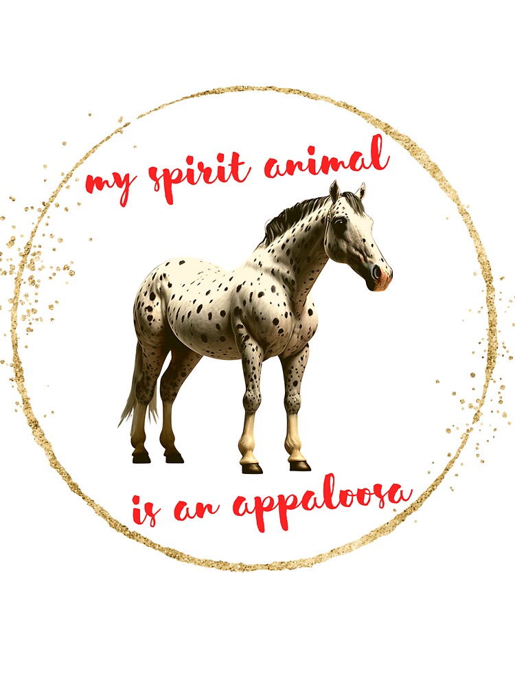 my spirit animal is an appaloosa - Essential T-Shirt by Wajihshop Hoodie, Sweatshirt | BlankRebels.com (Image 3)