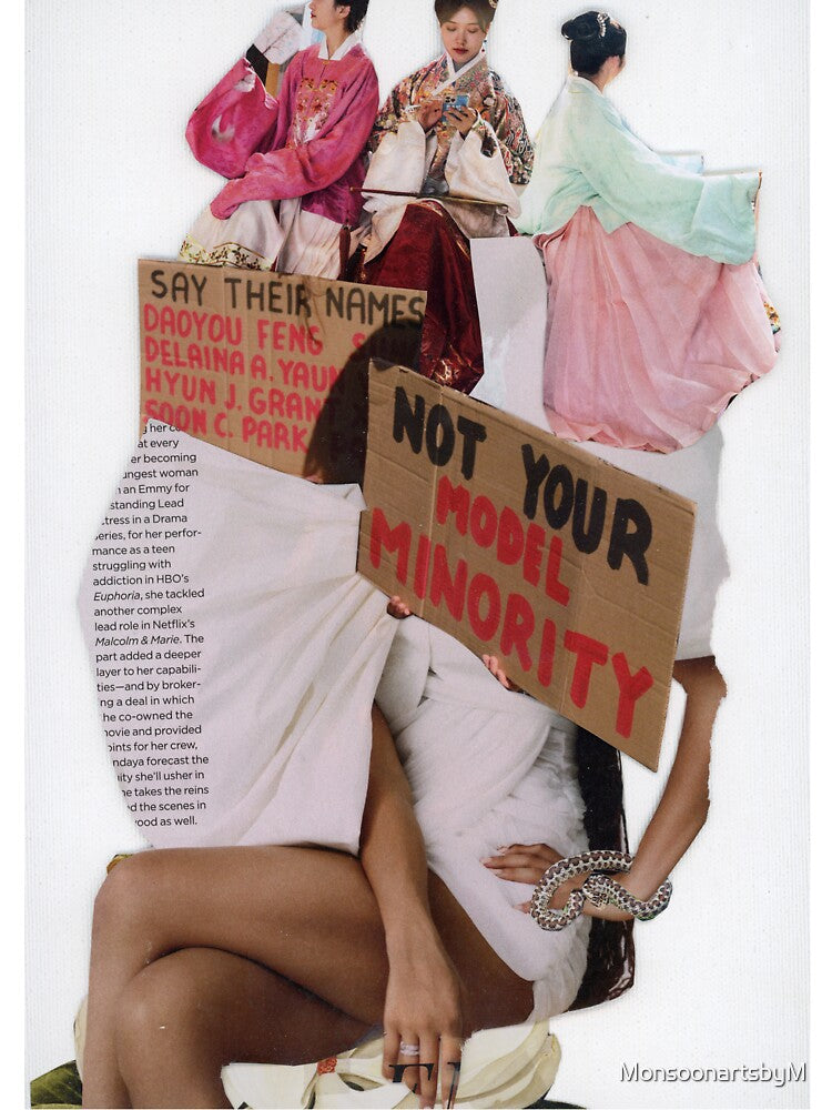 Not your model minority by MonsoonartsbyM T-Shirts, Hoodie, Sweatshirt | BlankRebels.com (Image 3)