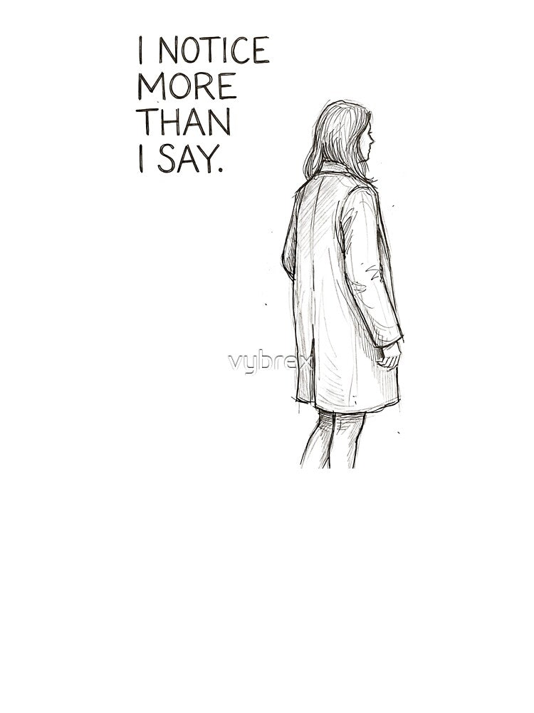 Introvert Quote Minimalist Illustratio by vybrex