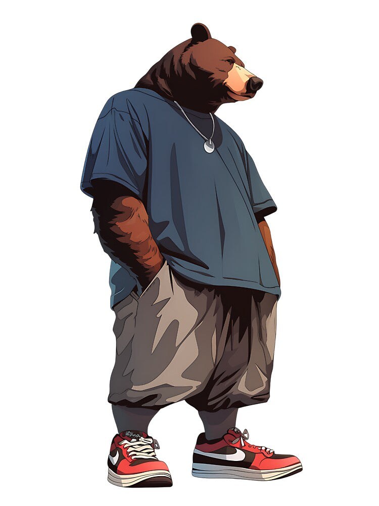 Streetwear Urban Bear by bapupa T-Shirts, Hoodie, Sweatshirt | BlankRebels.com (Image 3)