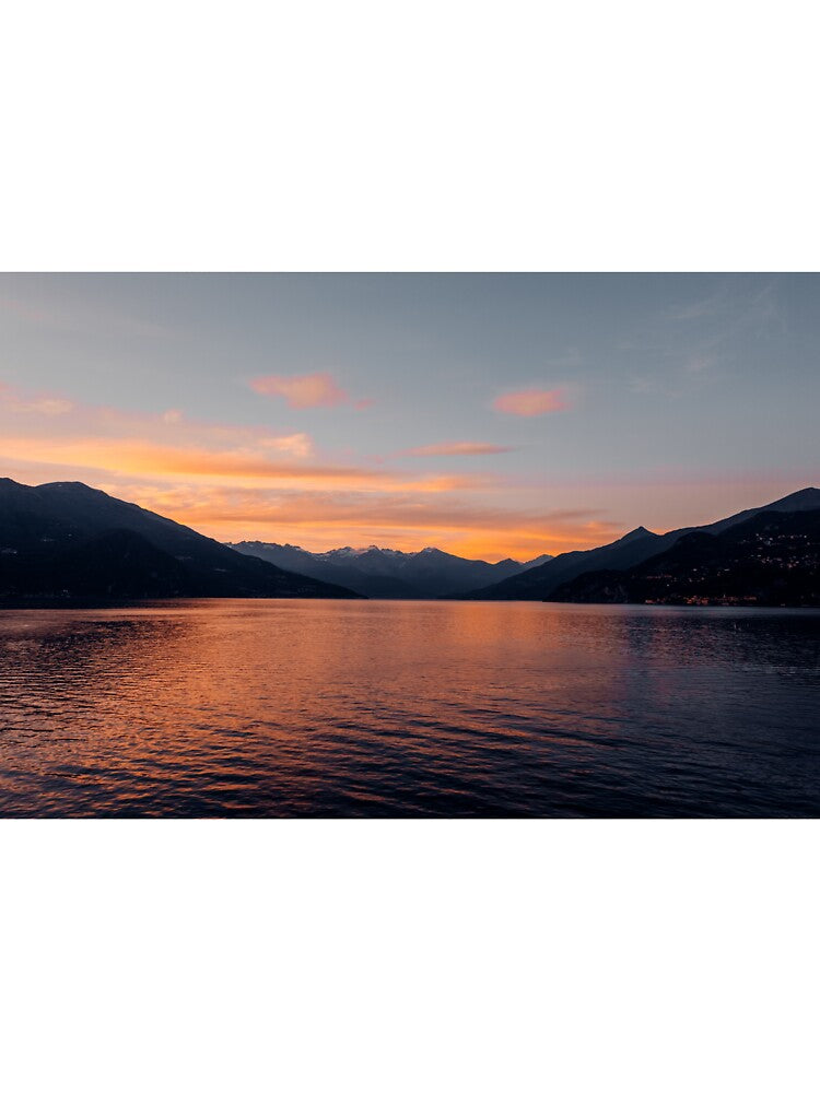 Lake Como, Italy, Sunset by newburyboutique T-Shirts, Hoodie, Sweatshirt | BlankRebels.com (Image 3)