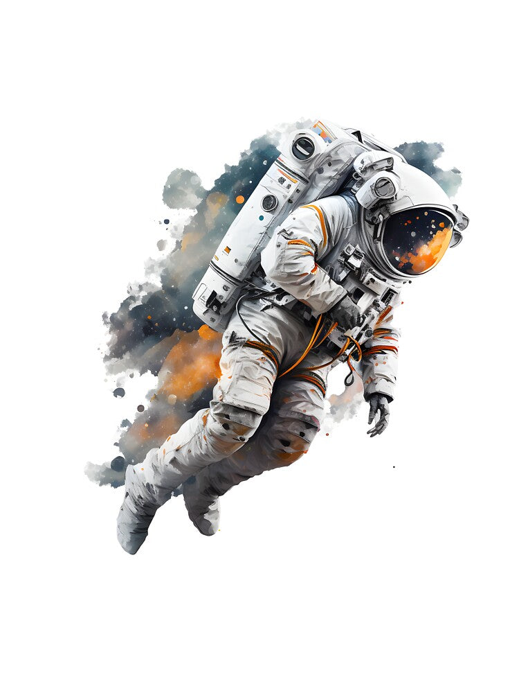 Colorful Astronaut In Space by ekachar T-Shirts, Hoodie, Sweatshirt | BlankRebels.com (Image 3)