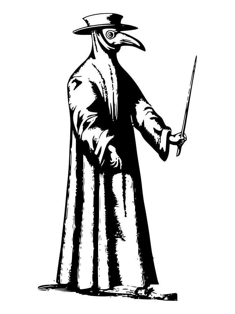 Plague Doctor by gage235 T-Shirts, Hoodie, Sweatshirt | BlankRebels.com (Image 3)