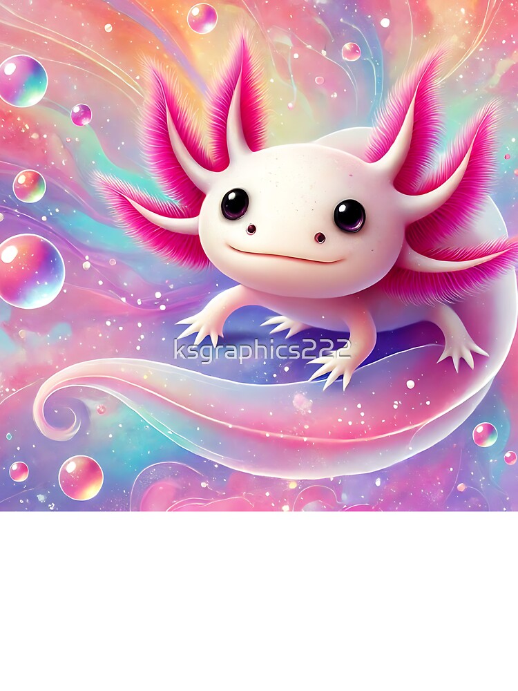 Axolotl Art #154 | Axolotl Lovers by ksgraphics222 T-Shirts, Hoodie, Sweatshirt | BlankRebels.com (Image 3)
