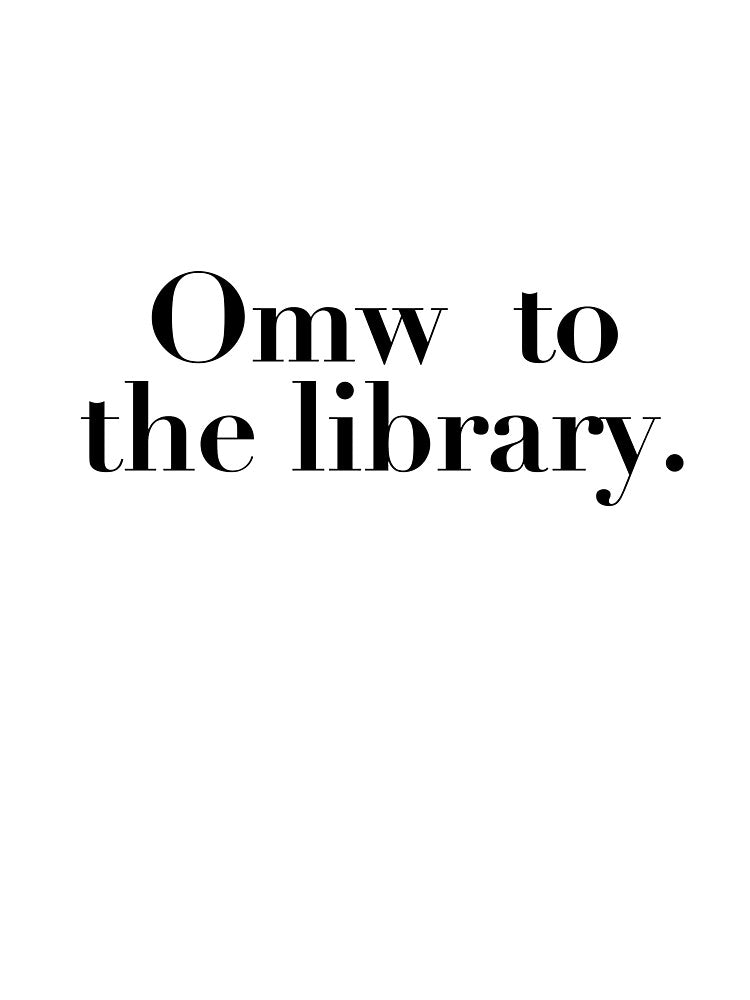 Omw Library T-Shirts, Hoodie, Sweatshirt