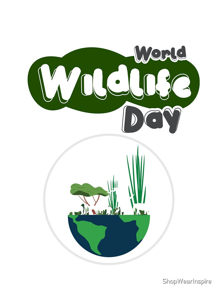 World Wildlife Day || Green Planet by ShopWearInspire T-Shirts, Hoodie, Sweatshirt | BlankRebels.com (Image 3)