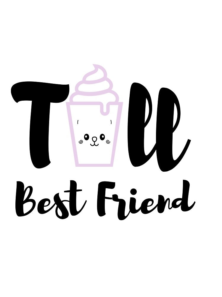 Tall Best Friend  Best Friend Sticker by arf13 T-Shirts, Hoodie, Sweatshirt | BlankRebels.com (Image 3)
