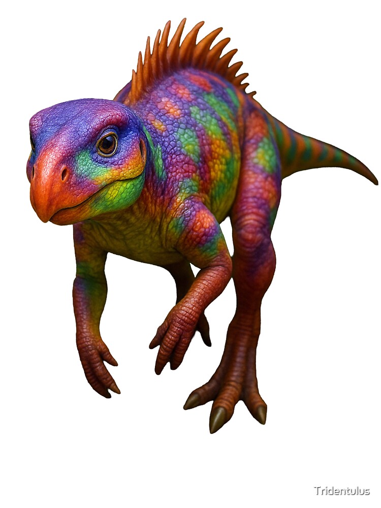 Colorful Dinosaur: Psittacosaurus by Tridentulus T-Shirts, Hoodie, Sweatshirt | BlankRebels.com (Image 3)