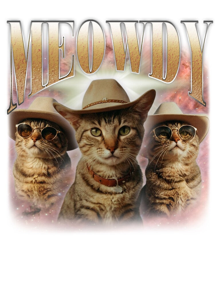 Meowdy Cat Cowboy Cat Meme by bngfx T-Shirts, Hoodie, Sweatshirt | BlankRebels.com (Image 3)