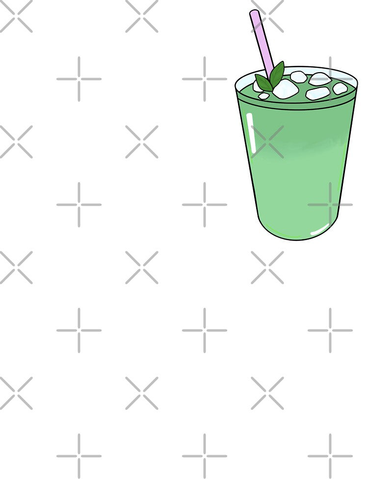 “Mesmerizing Matcha Latte” Illustration by lovekltart T-Shirts, Hoodie, Sweatshirt | BlankRebels.com (Image 3)