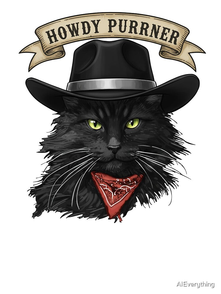Howdy Purrner by AIEverything T-Shirts, Hoodie, Sweatshirt | BlankRebels.com (Image 3)