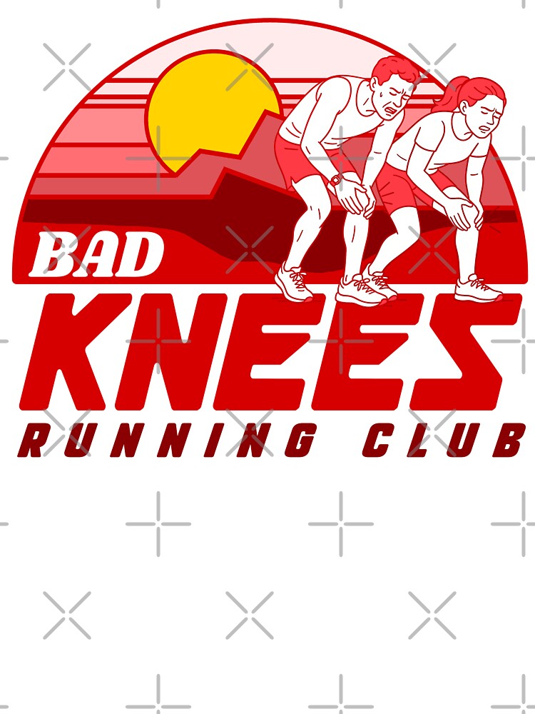 Bad Knees Running Club - Funny Aging Runner Joke by ourkid T-Shirts, Hoodie, Sweatshirt | BlankRebels.com (Image 3)