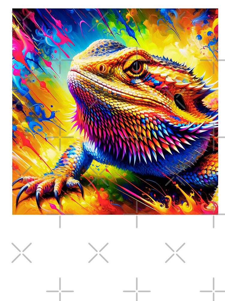 Bearded Dragon Art by TheAnimalZ00 T-Shirts, Hoodie, Sweatshirt | BlankRebels.com (Image 3)