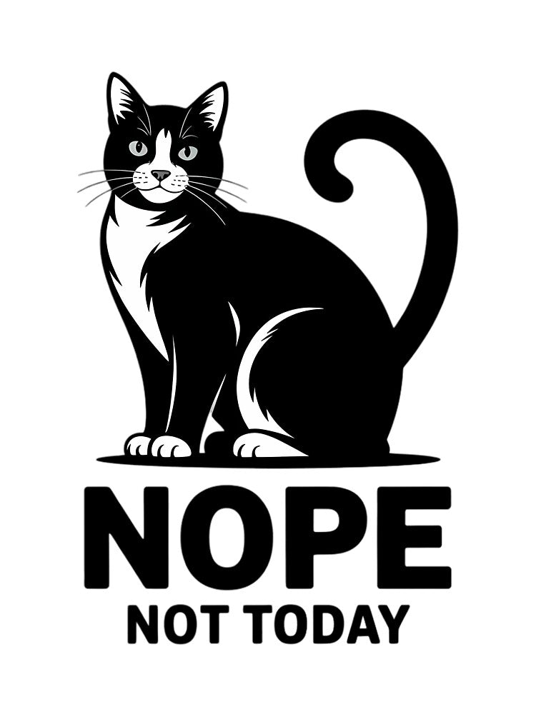 Nope Not Today Cat Kitten Cat Mom Cat Dad Cat Lover T-Shirts, Hoodie, Sweatshirt