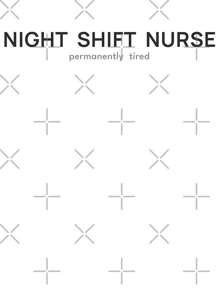 Night Shift Nurse Shirt – Permanently Tired Nurse Life Tee by vizzionary Hoodie, Sweatshirt | BlankRebels.com (Image 3)