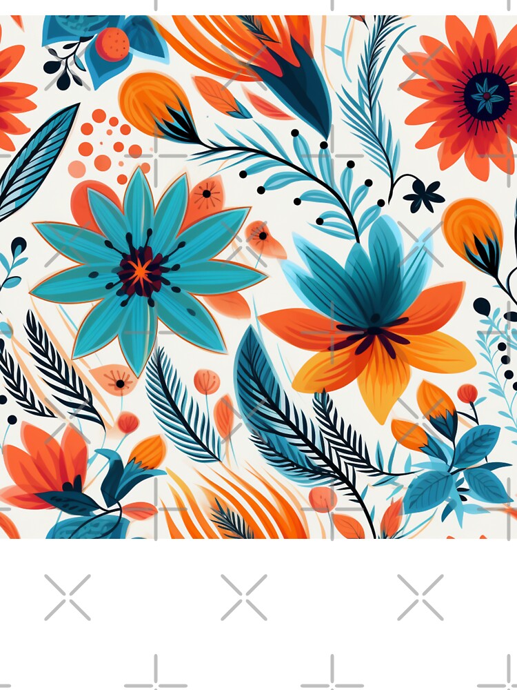 Floral Boho Inspired Print by centaurydesigns T-Shirts, Hoodie, Sweatshirt | BlankRebels.com (Image 3)