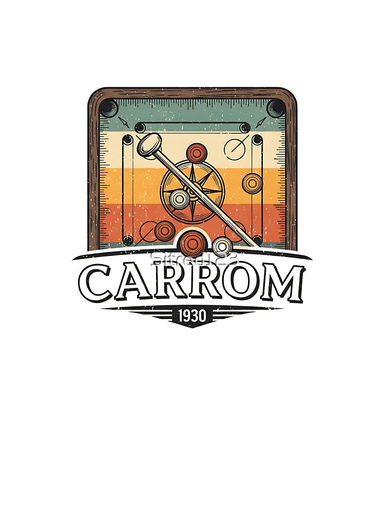 Retro Carrom Lover Gift - Timeless Game Night Apparel by Sitred123 T-Shirts, Hoodie, Sweatshirt | BlankRebels.com (Image 3)