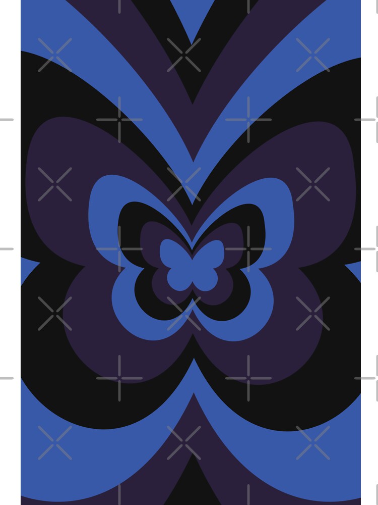 Midnight Blue Butterfly Aesthetic by LinDraws T-Shirts, Hoodie, Sweatshirt | BlankRebels.com (Image 3)