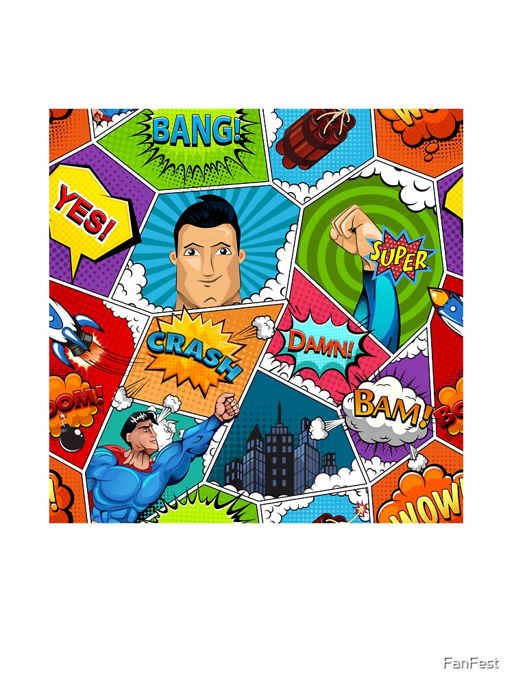 Superhero Comic Salad by FanFest