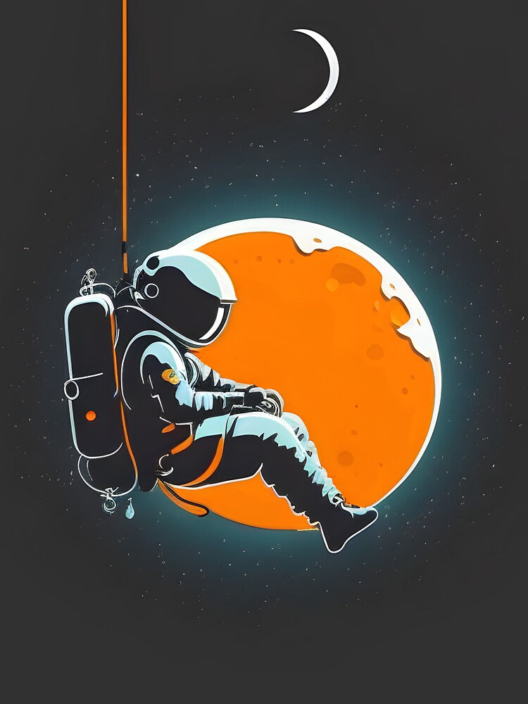 astronaut in space by NickLivin T-Shirts, Hoodie, Sweatshirt | BlankRebels.com (Image 3)