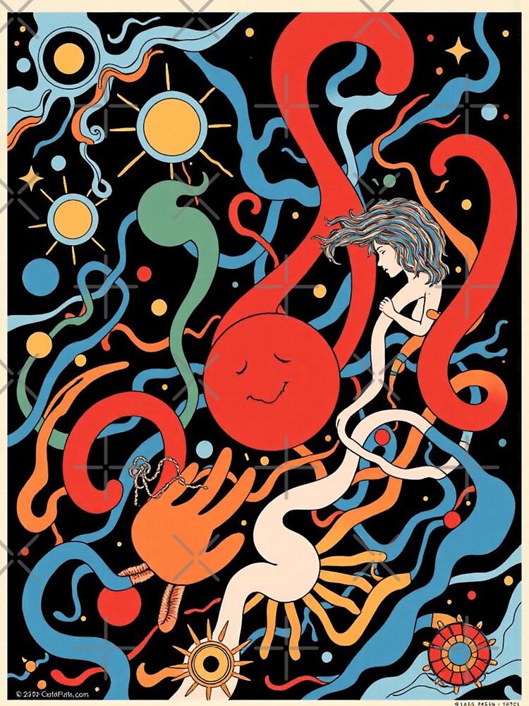 Bold Celestial Abstract Art by Esterlane T-Shirts, Hoodie, Sweatshirt | BlankRebels.com (Image 3)