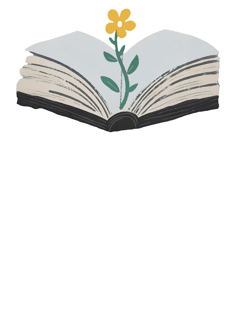 Open Book with Yellow Flower by DreamyMile T-Shirts, Hoodie, Sweatshirt | BlankRebels.com (Image 3)