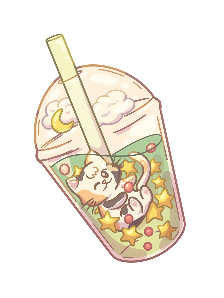Bubble Tea Cat by alexbrushes- T-Shirts, Hoodie, Sweatshirt | BlankRebels.com (Image 3)