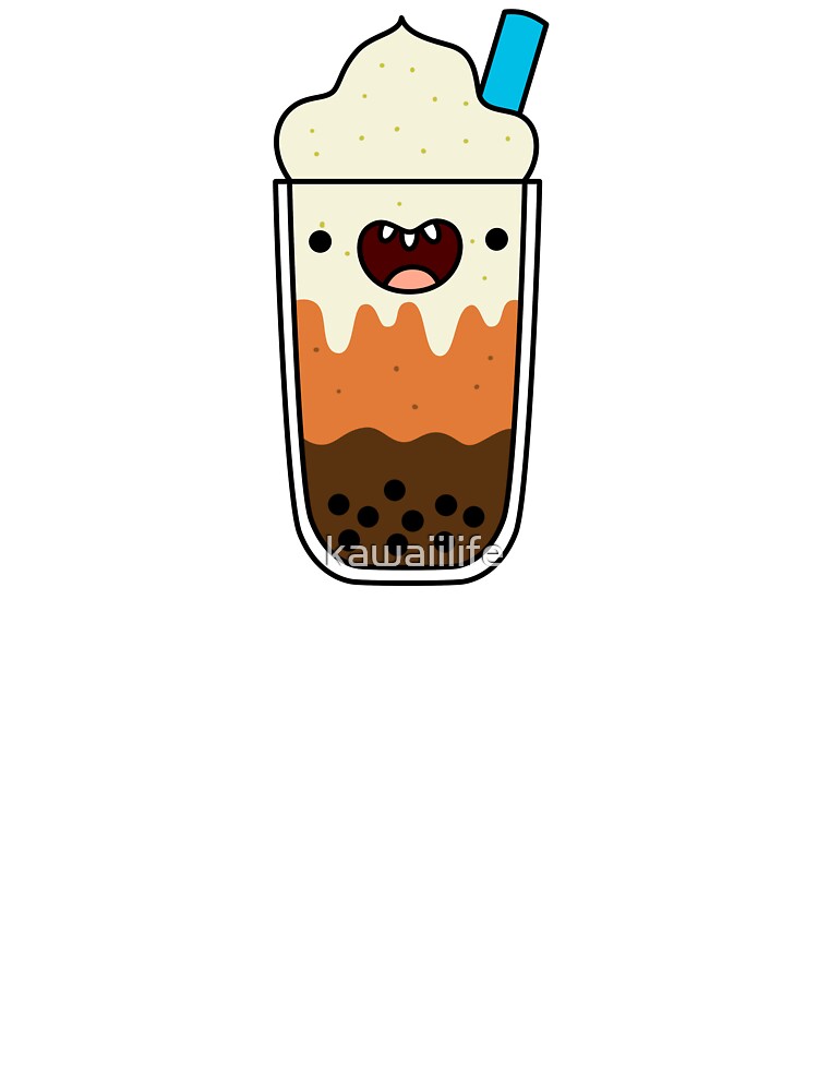Kawaii Chocolate Boba Tea by kawaiilife T-Shirts, Hoodie, Sweatshirt | BlankRebels.com (Image 3)