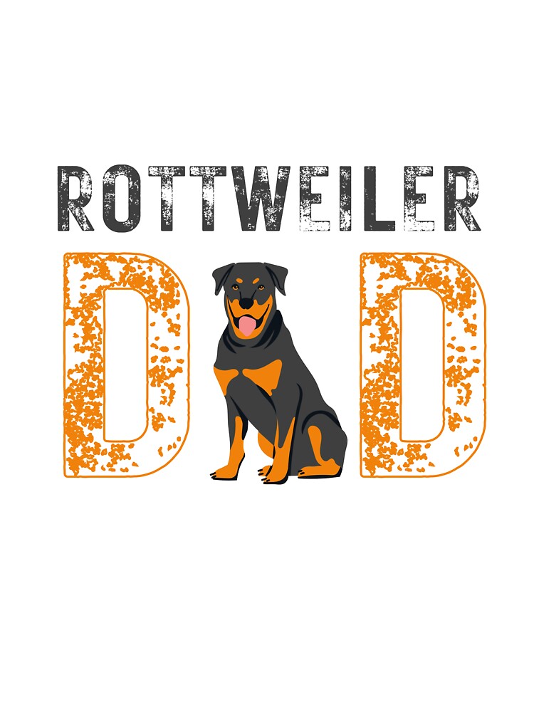 Rottweiler dog dad by DeluxBee T-Shirts, Hoodie, Sweatshirt | BlankRebels.com (Image 3)