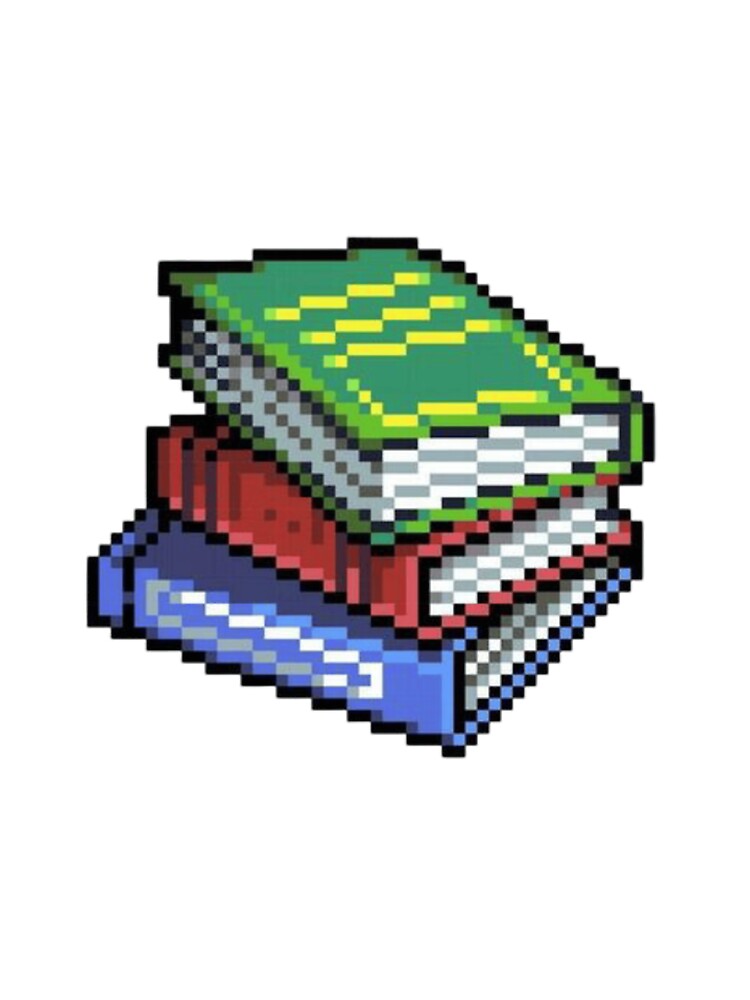 Books pixel design by FrostCore1 T-Shirts, Hoodie, Sweatshirt | BlankRebels.com (Image 3)