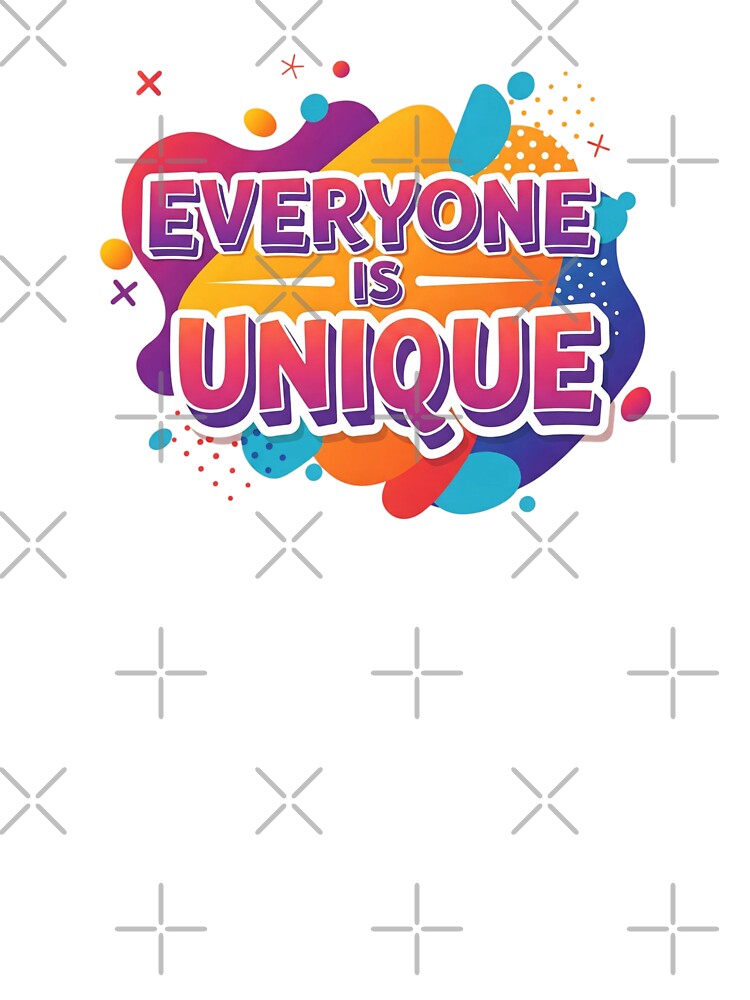 Disability: Everyone is Unique | Empowering and Inclusive Graphic by Tw1nsAIArt T-Shirts, Hoodie, Sweatshirt (Image 3)