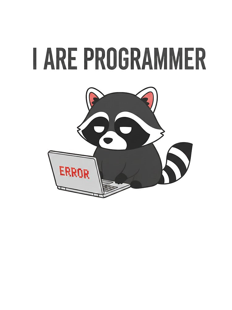I Are Programmer Raccoon by Main-character9 T-Shirts, Hoodie, Sweatshirt | BlankRebels.com (Image 3)