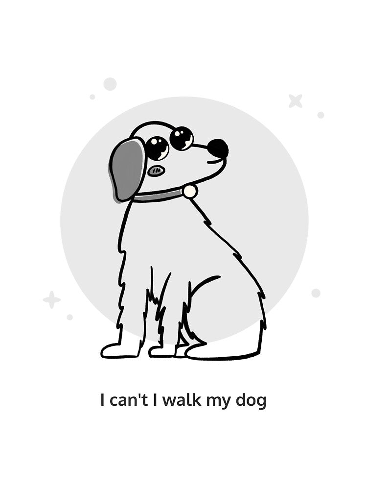 I can't I walk my dog tshirt by Eugenie974 Hoodie, Sweatshirt | BlankRebels.com (Image 3)