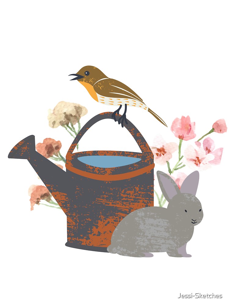 Cottagecore Bird and Bunny by Jessi-Sketches T-Shirts, Hoodie, Sweatshirt | BlankRebels.com (Image 3)