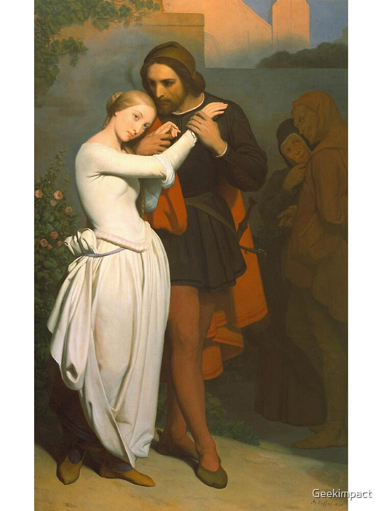 Faust and Marguerite in the Garden - Ary Scheffer by Vintage Designs + T-Shirts, Hoodie, Sweatshirt (Image 3)