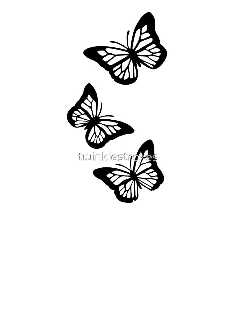 Simple Butterfly by twinklestrokes T-Shirts, Hoodie, Sweatshirt | BlankRebels.com (Image 3)