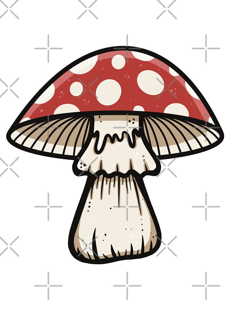 Forest Mushroom - Red by RedFawnDesigns T-Shirts, Hoodie, Sweatshirt | BlankRebels.com (Image 3)
