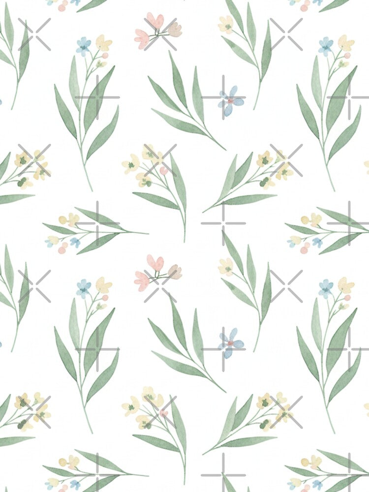 Soft Watercolor Floral Seamless Pattern by FashioonTrends T-Shirts, Hoodie, Sweatshirt | BlankRebels.com (Image 3)