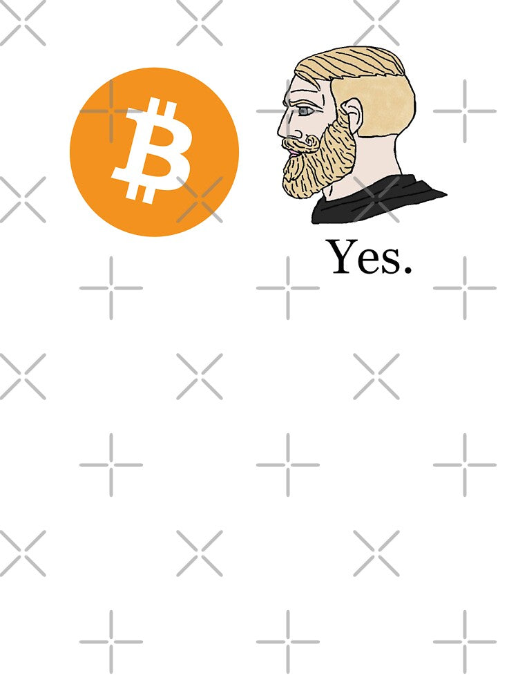 Chad Face Bitcoin Logo Meme by CyberRex T-Shirts, Hoodie, Sweatshirt | BlankRebels.com (Image 3)